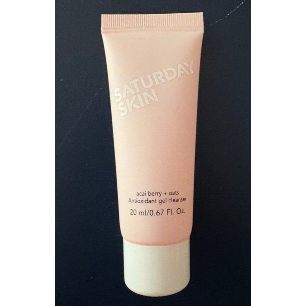 Saturday Skin Acai Berry + Oats Gel Cleanser 20 Ml. BRAND NEW